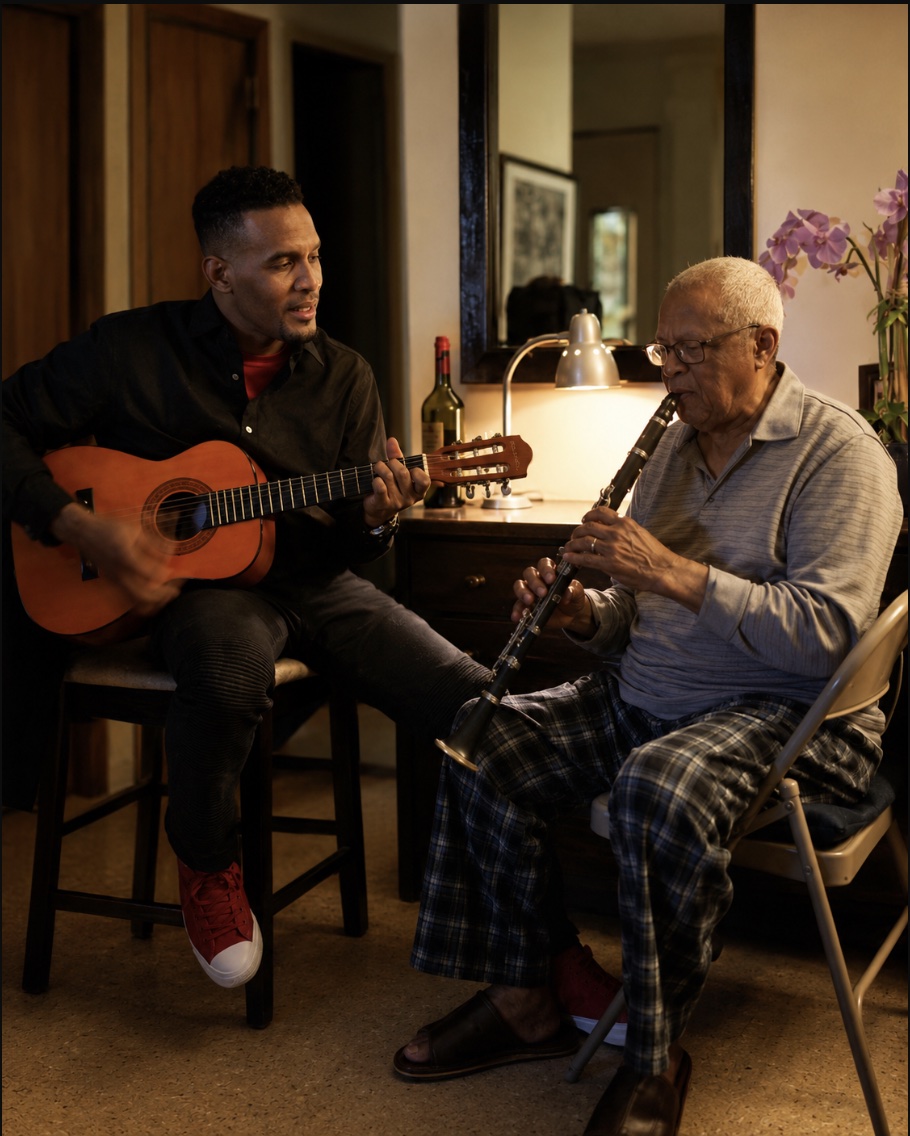 Improvisando en casa: guitarra y clarinete entre generaciones (2018)