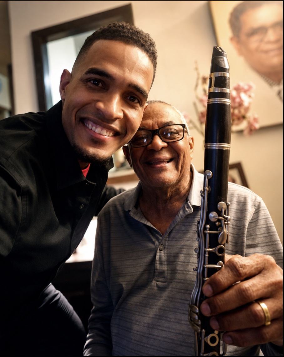 Retrato con un clarinetista, entre generaciones de músicos (2018)